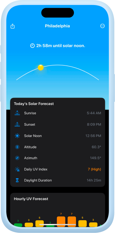 Screenshot of the Albums iOS app home screen