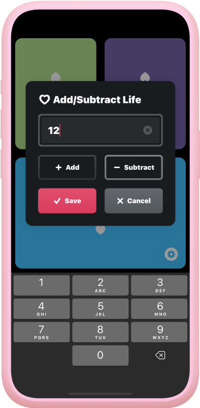 Screenshot of the Albums detail view
